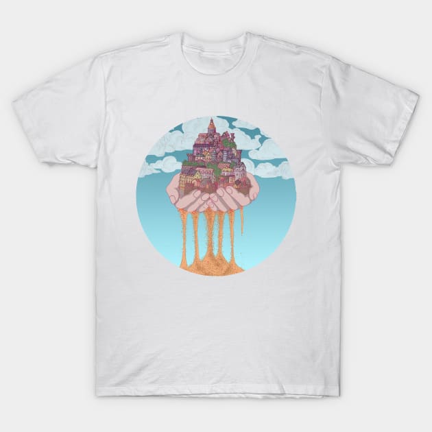 Sandcastles T-Shirt by ECMazur